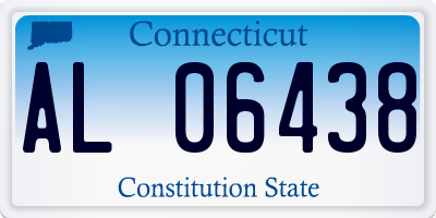 CT license plate AL06438