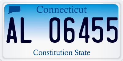 CT license plate AL06455