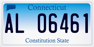 CT license plate AL06461