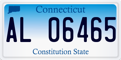 CT license plate AL06465
