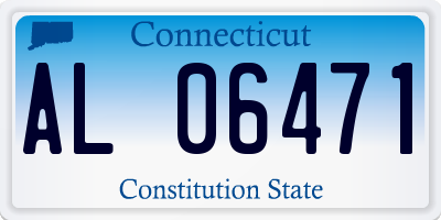 CT license plate AL06471