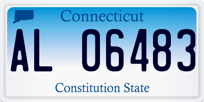 CT license plate AL06483