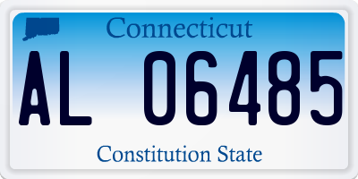 CT license plate AL06485