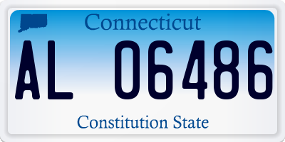 CT license plate AL06486