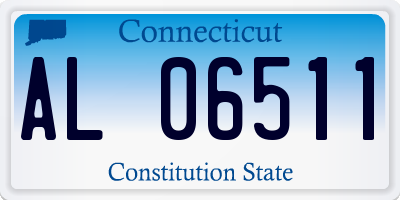 CT license plate AL06511