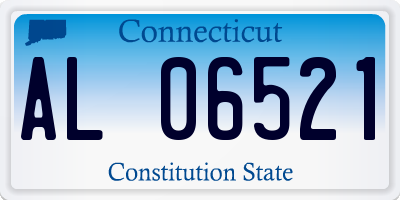 CT license plate AL06521