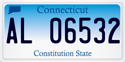 CT license plate AL06532