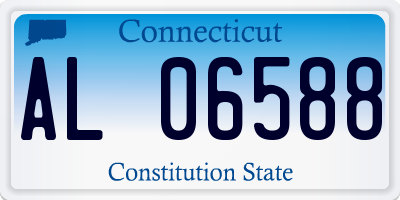 CT license plate AL06588