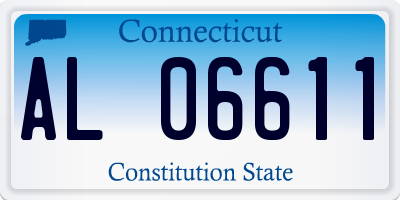 CT license plate AL06611