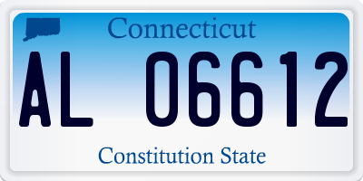 CT license plate AL06612