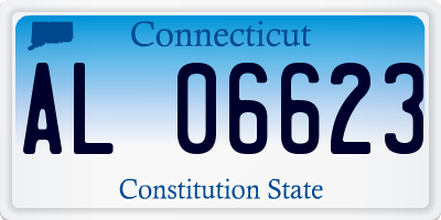 CT license plate AL06623