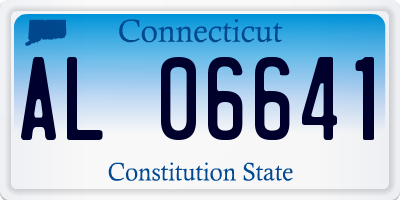 CT license plate AL06641
