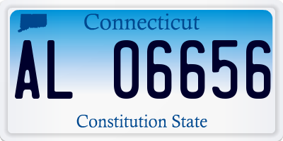 CT license plate AL06656