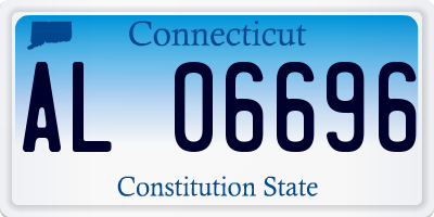 CT license plate AL06696