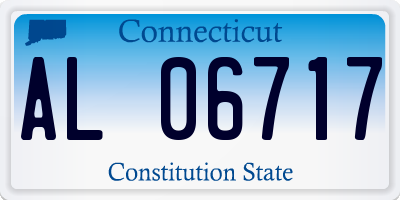 CT license plate AL06717