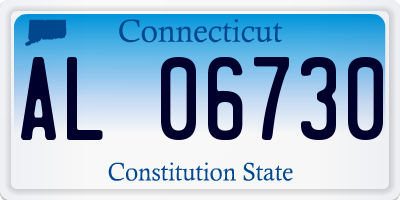 CT license plate AL06730