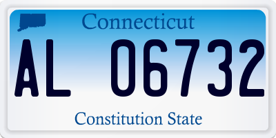 CT license plate AL06732