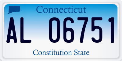 CT license plate AL06751