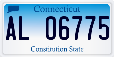 CT license plate AL06775