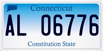 CT license plate AL06776