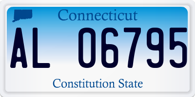 CT license plate AL06795