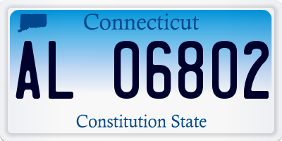 CT license plate AL06802