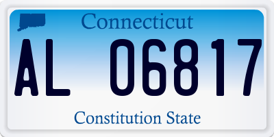 CT license plate AL06817