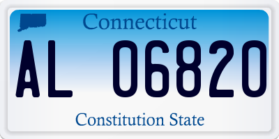 CT license plate AL06820