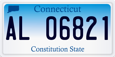 CT license plate AL06821