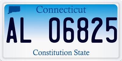 CT license plate AL06825