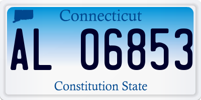 CT license plate AL06853