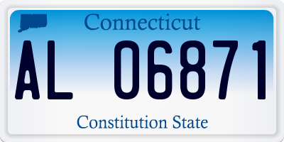 CT license plate AL06871