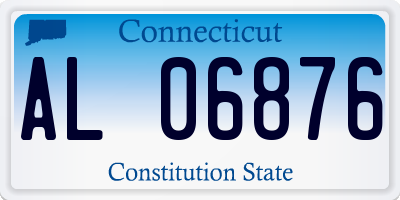 CT license plate AL06876