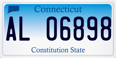 CT license plate AL06898