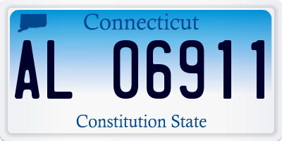 CT license plate AL06911