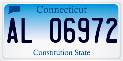 CT license plate AL06972