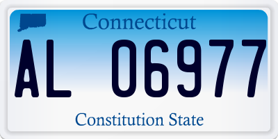 CT license plate AL06977