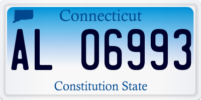 CT license plate AL06993
