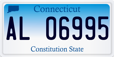 CT license plate AL06995