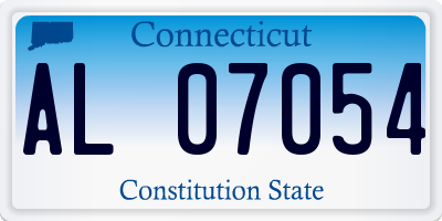 CT license plate AL07054