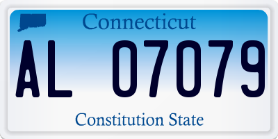 CT license plate AL07079