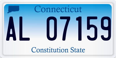 CT license plate AL07159