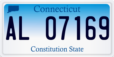 CT license plate AL07169