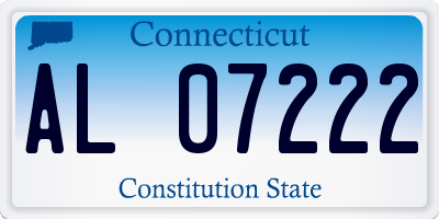CT license plate AL07222