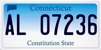 CT license plate AL07236