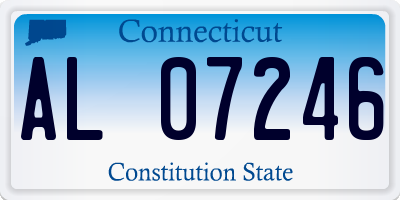 CT license plate AL07246