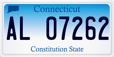 CT license plate AL07262