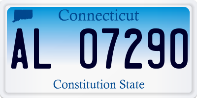 CT license plate AL07290