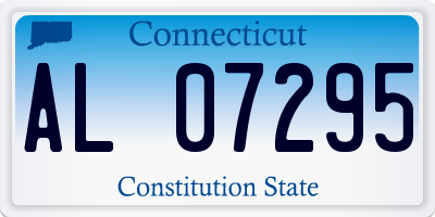 CT license plate AL07295
