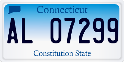 CT license plate AL07299